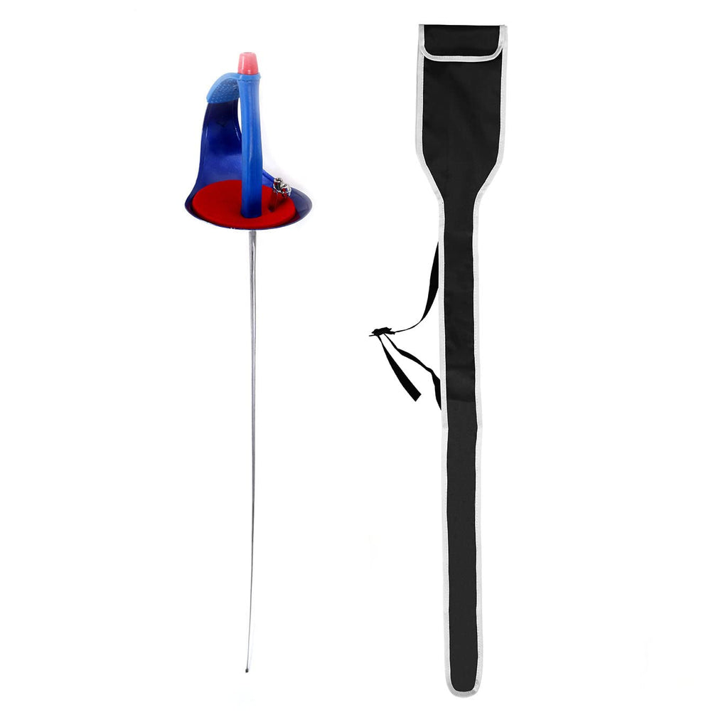 LEONARK Fencing Foil Electric Sword Weapon - National Grade with Guard Pad and Handle Grip - Professional Fencing Gear for Fencer (Foil, Size 5 - Right Hand)
