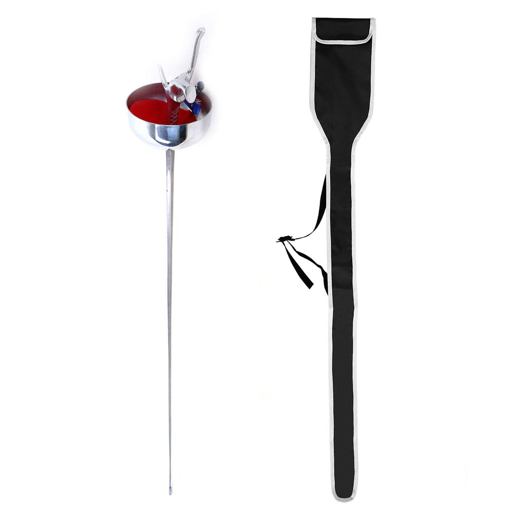 LEONARK Fencing Foil Electric Sword Weapon - National Grade with Guard Pad and Handle Grip - Professional Fencing Gear for Fencer (Foil, Size 5 - Right Hand)