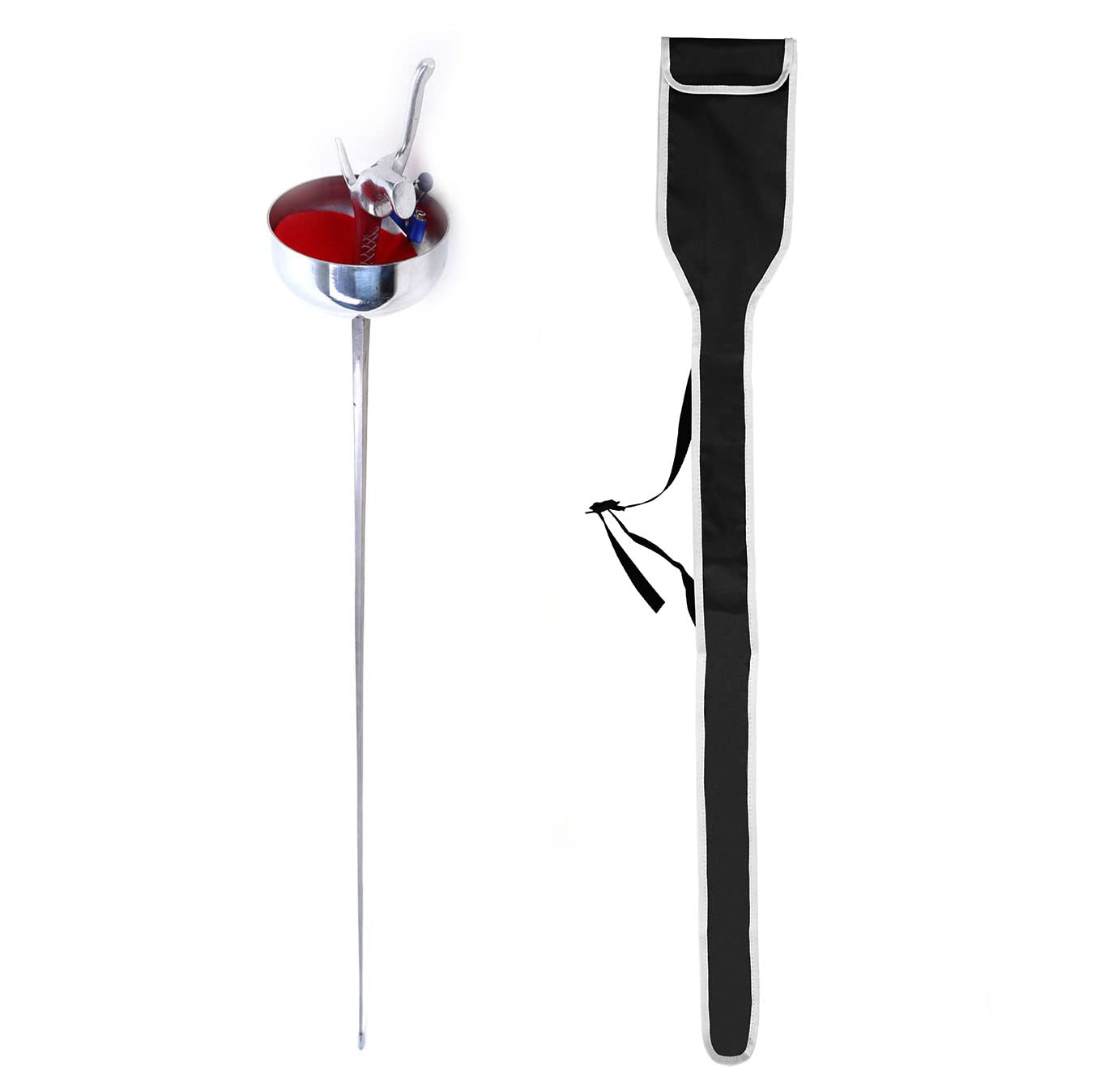 LEONARK Fencing Foil Electric Sword Weapon - National Grade with Guard Pad and Handle Grip - Professional Fencing Gear for Fencer (Foil, Size 5 - Right Hand)