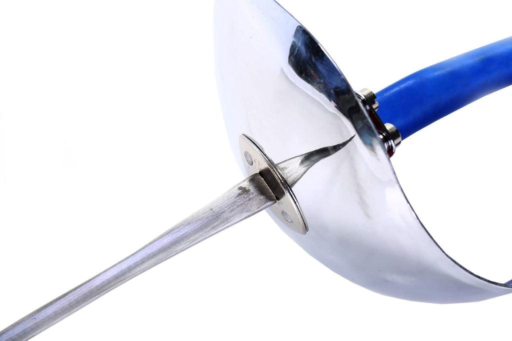 LEONARK Fencing Foil Electric Sword Weapon - National Grade with Guard Pad and Handle Grip - Professional Fencing Gear for Fencer (Foil, Size 5 - Right Hand)