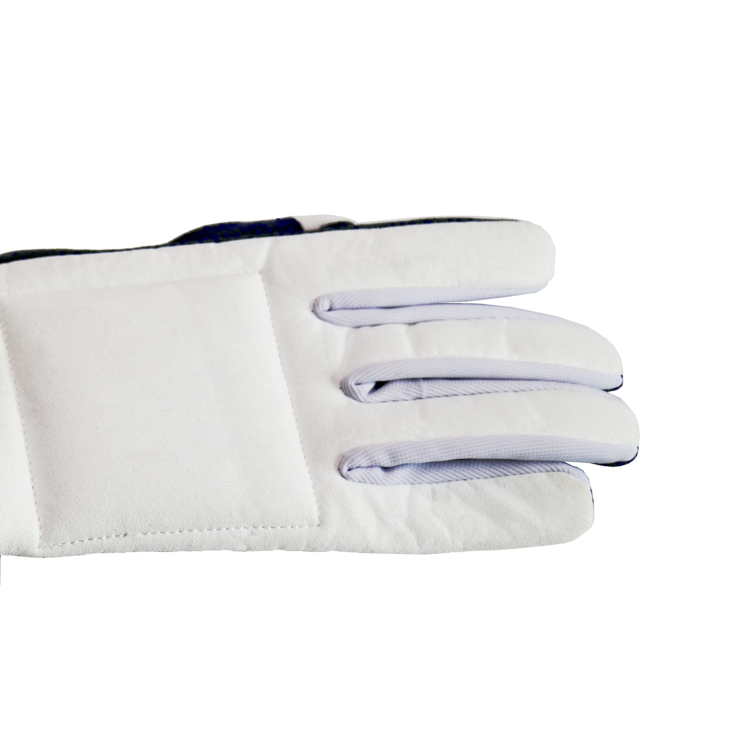 LEONARK Padded Fencing Gloves for Foil Epee and Saber - Leather Mitten for Fencing Match and Bout Practice -1 Pack (Right Hand, M)